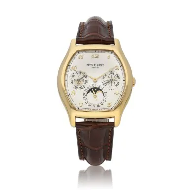 Patek Philippe Perpetual Calendar 5040 36mm Yellow gold Silver