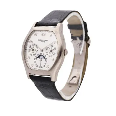 Patek Philippe Perpetual Calendar 5040 36mm White gold Silver 4