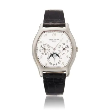 Patek Philippe Perpetual Calendar 5040 36mm White gold Silver