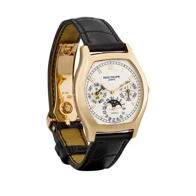 Patek Philippe Perpetual Calendar 5040 35.5mm Rose gold Silver 2