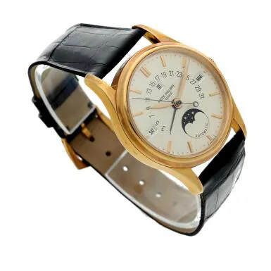 Patek Philippe Perpetual Calendar 5050 35mm Rose gold Silver 7