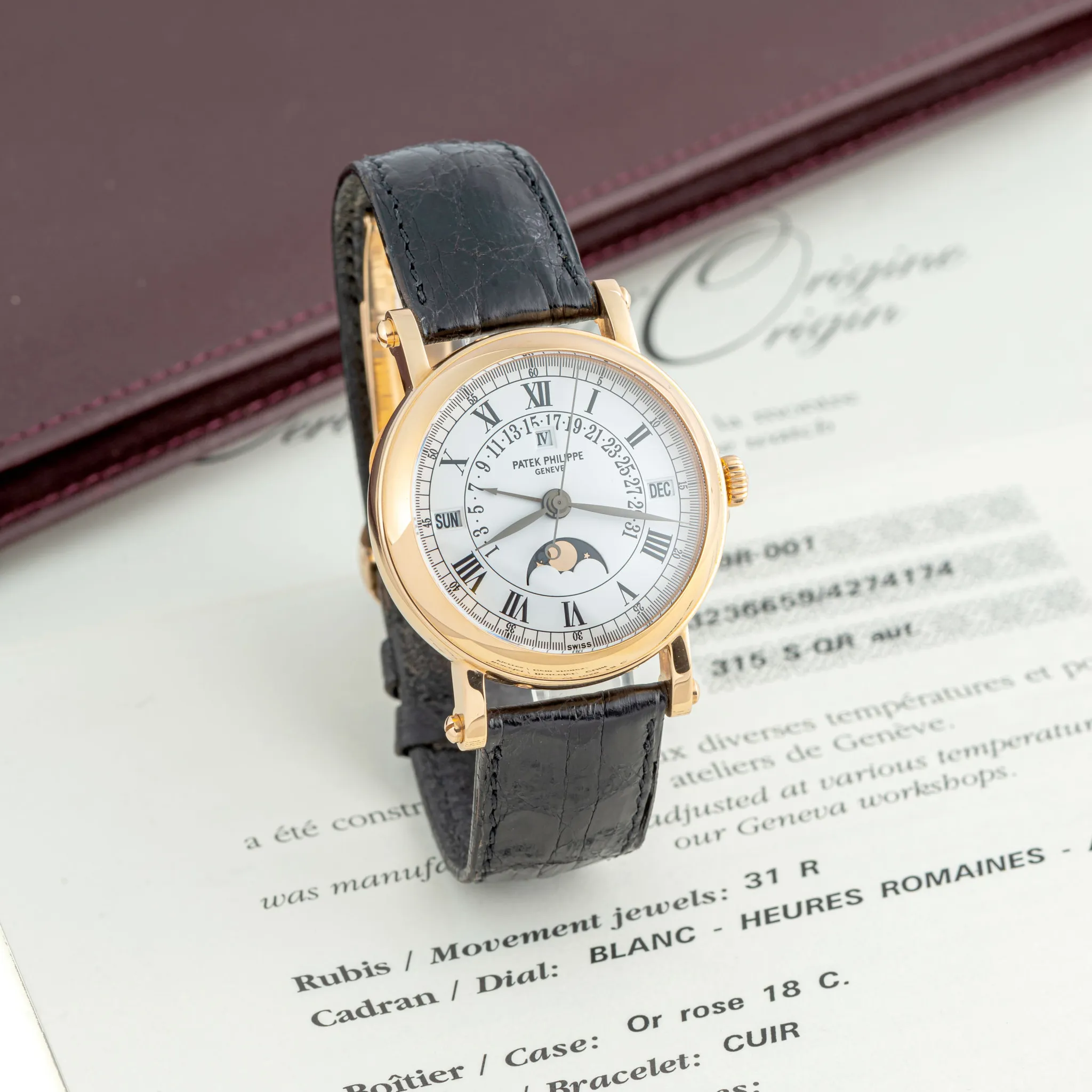 Patek Philippe Perpetual Calendar 5059R 36mm Rose gold White