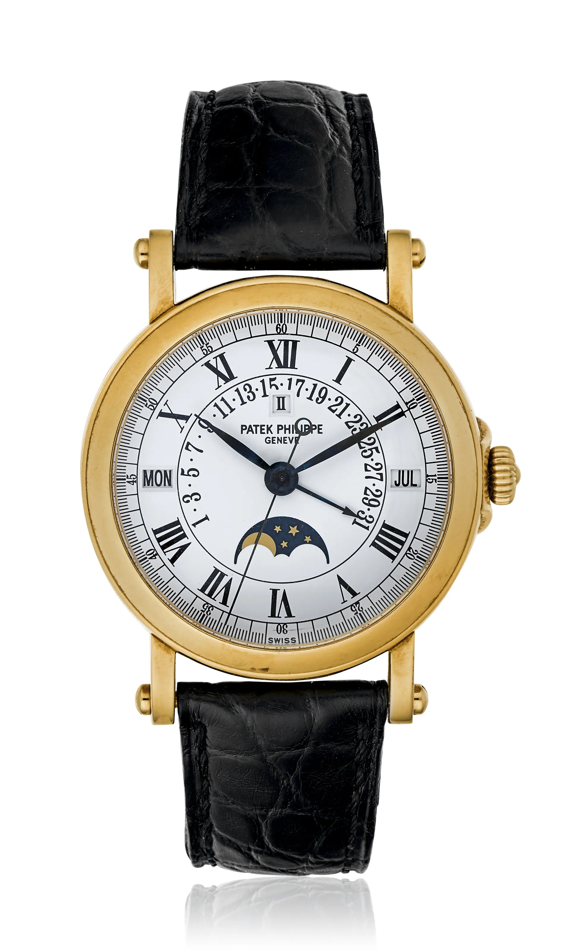 Patek Philippe Perpetual Calendar 5059J 36mm Yellow gold White