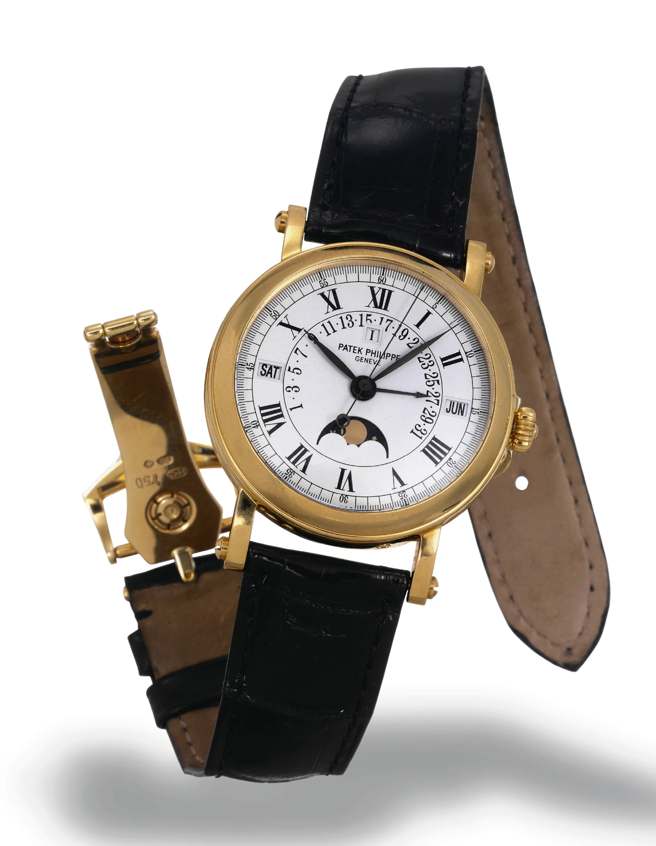 Patek Philippe Perpetual Calendar 5059J 36mm Yellow gold White