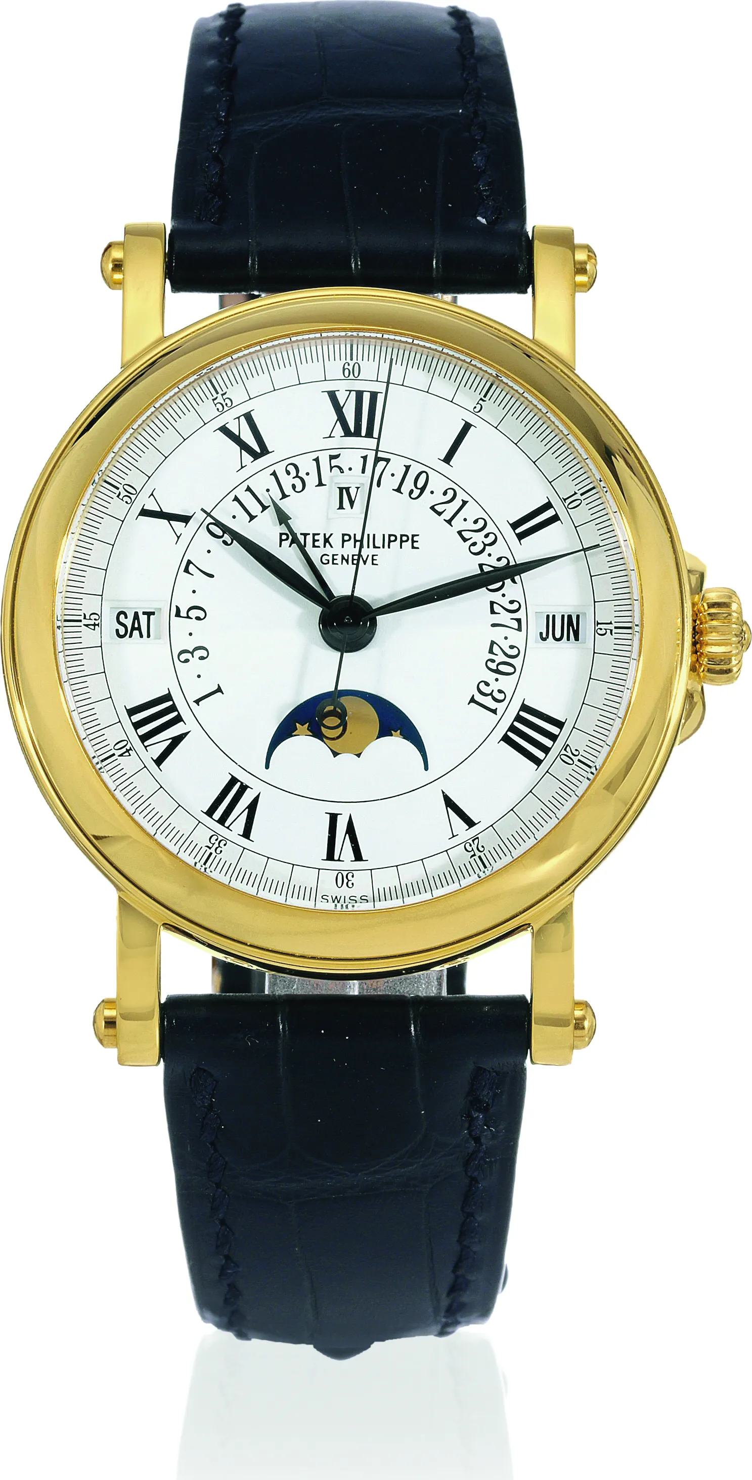 Patek Philippe Perpetual Calendar 5059J 36mm Yellow gold White