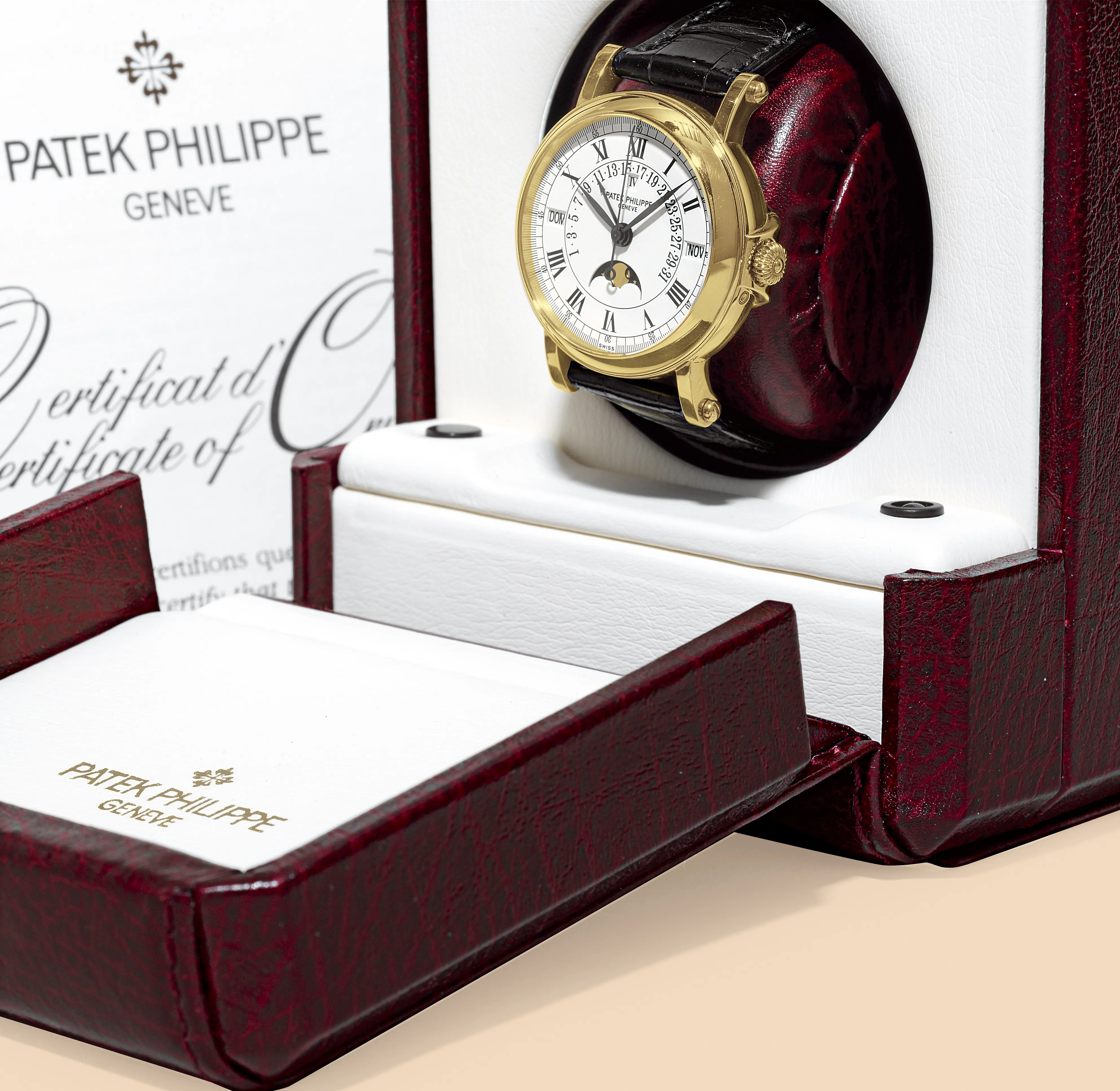 Patek Philippe Perpetual Calendar 5059J 36mm Yellow gold White