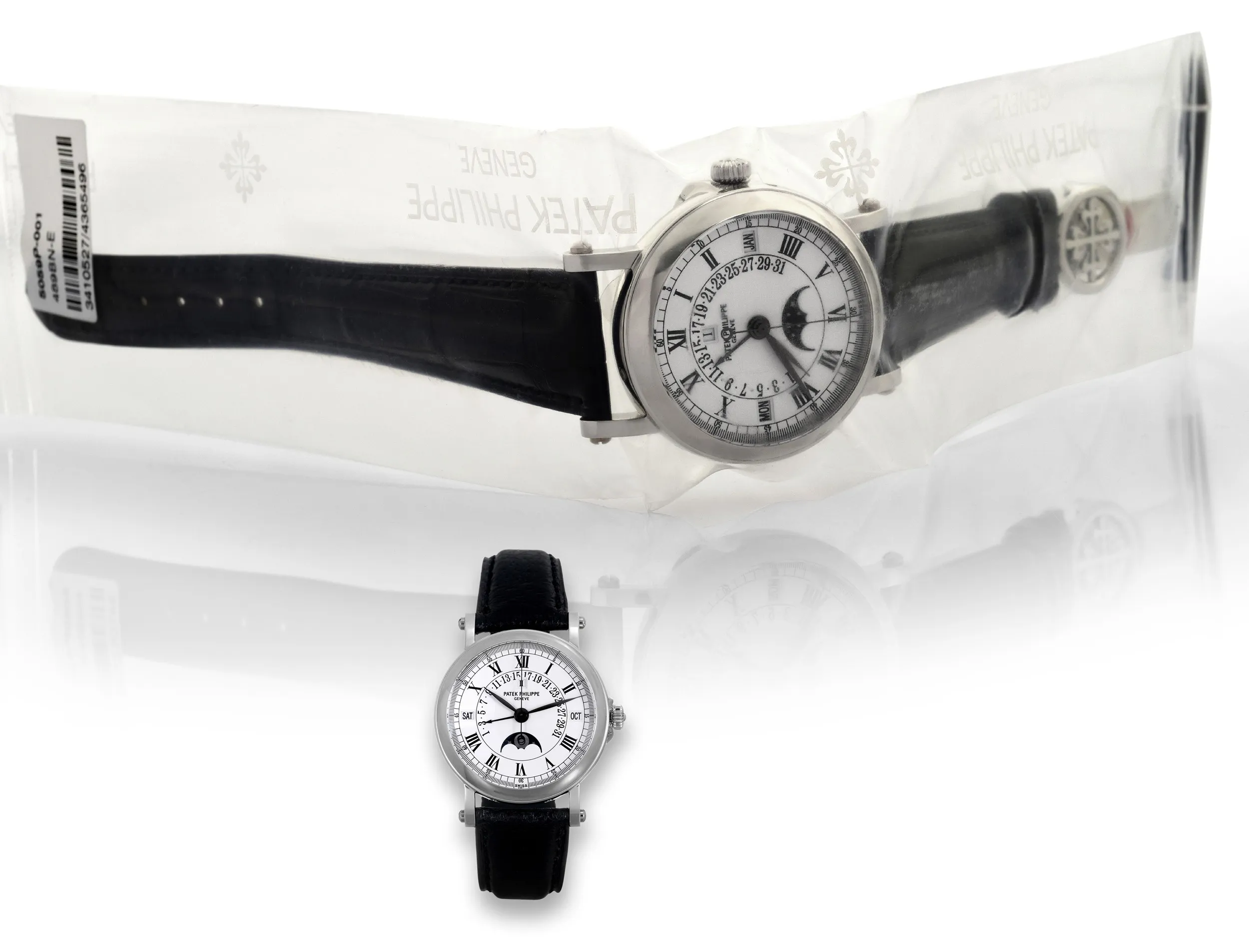 Patek Philippe Perpetual Calendar 5059P 36mm Platinum White