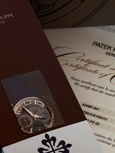 Patek Philippe Minute Repeater Perpetual Calendar Chronograph 5208P-001 43mm Platinum Gray 2