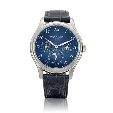 Patek Philippe Perpetual Calendar 5327 39mm White gold Blue