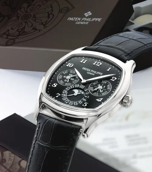 Patek Philippe Perpetual Calendar 5940 45mm White gold Black