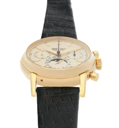 Patek Philippe Perpetual Calendar Chronograph 2499 37.5mm Yellow gold Silver 2