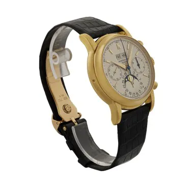 Patek Philippe Perpetual Calendar Chronograph 2499 37.5mm Yellow gold Silver 6