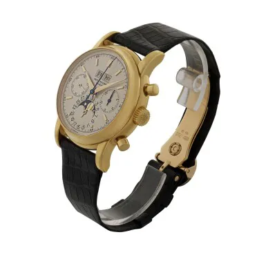 Patek Philippe Perpetual Calendar Chronograph 2499 37.5mm Yellow gold Silver 7