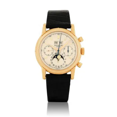 Patek Philippe Perpetual Calendar Chronograph 2499 37.5mm Yellow gold Silver