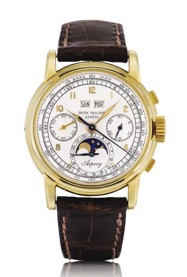 Patek Philippe Perpetual Calendar Chronograph 2499 37mm Yellow gold Silver