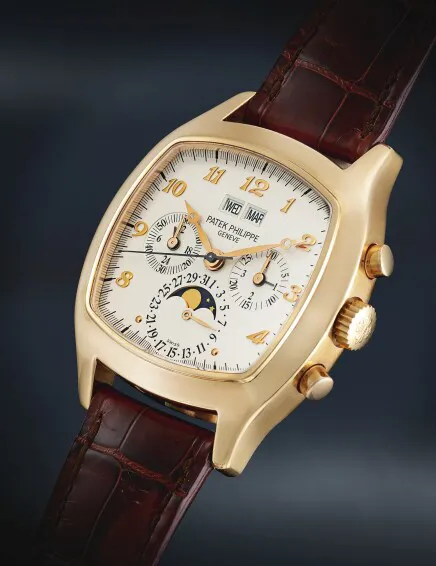 Patek Philippe Perpetual Calendar Chronograph 5020 37mm Rose gold Silver