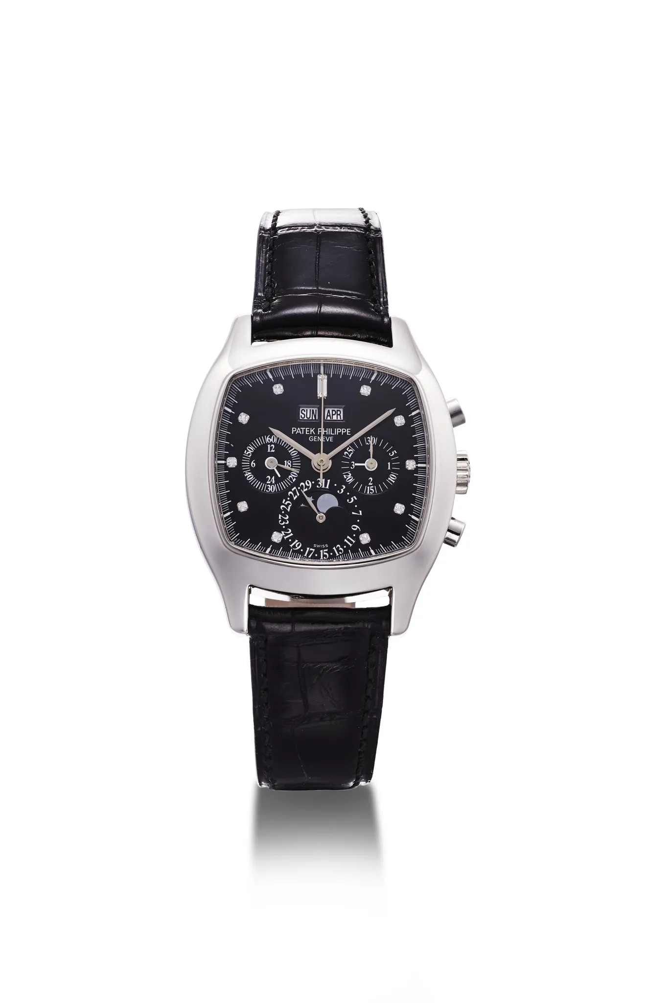 Patek Philippe Perpetual Calendar Chronograph 5020P 45mm Platinum Black