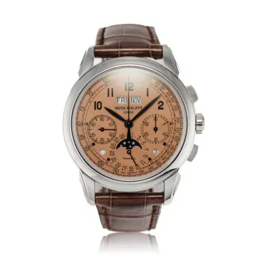 Patek Philippe Perpetual Calendar Chronograph 5270P 41mm Platinum Salmon 9