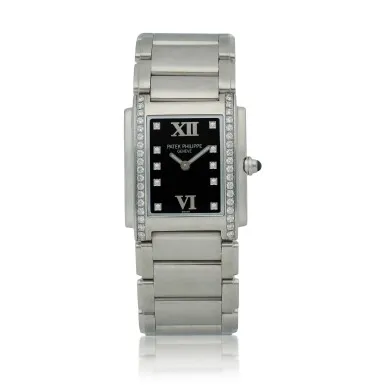 Patek Philippe Twenty~4 4910/10 25mm Stainless steel Black