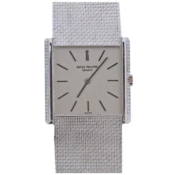 Patek Philippe 3494 26mm White gold Silver