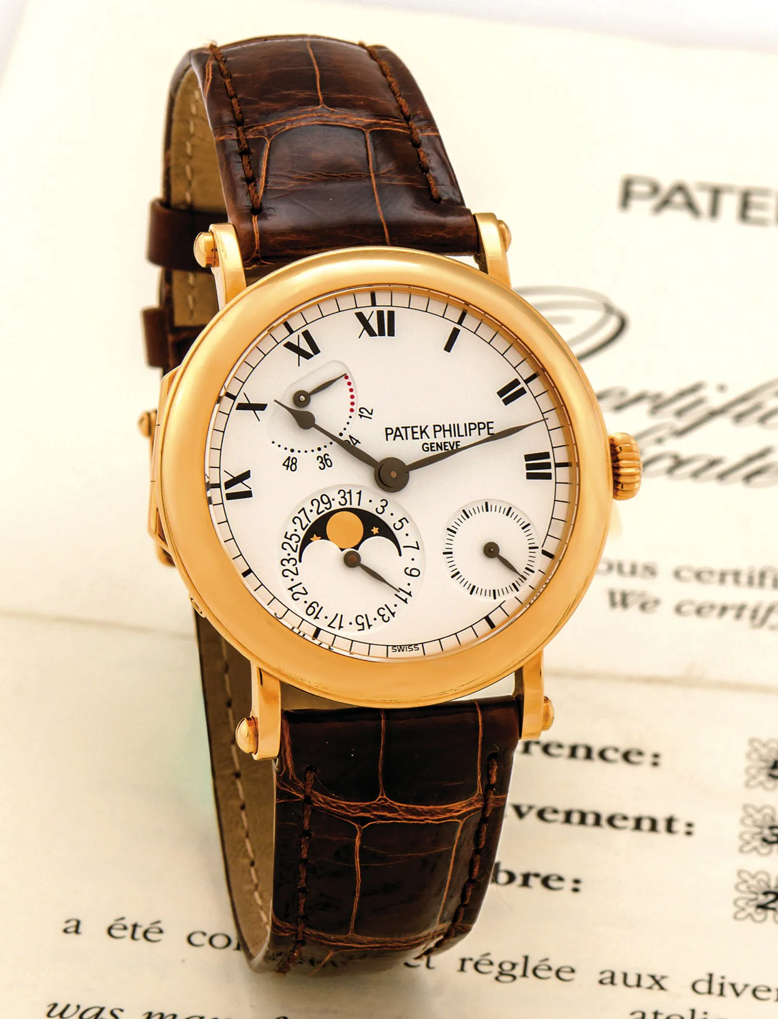 Patek Philippe 5054J 36mm Yellow gold White