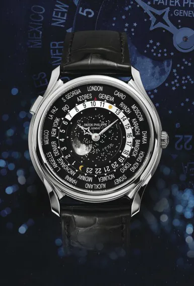 Patek Philippe World Time 5575G 40mm White gold Black