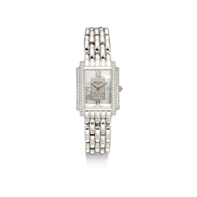 Patek Philippe 4825 22mm White gold Mother-of-pearl