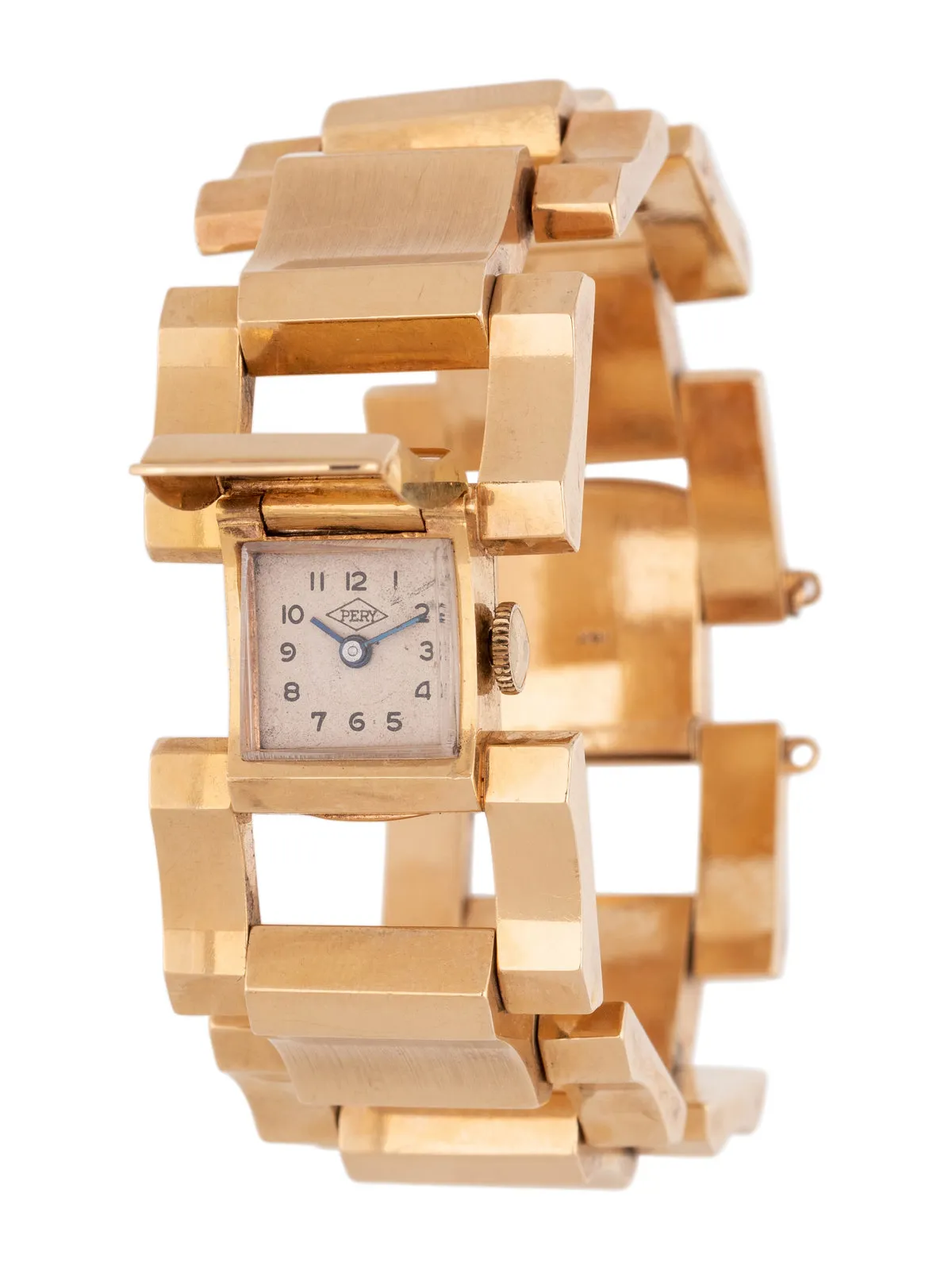 Pery Watch Co. Yellow gold Silver