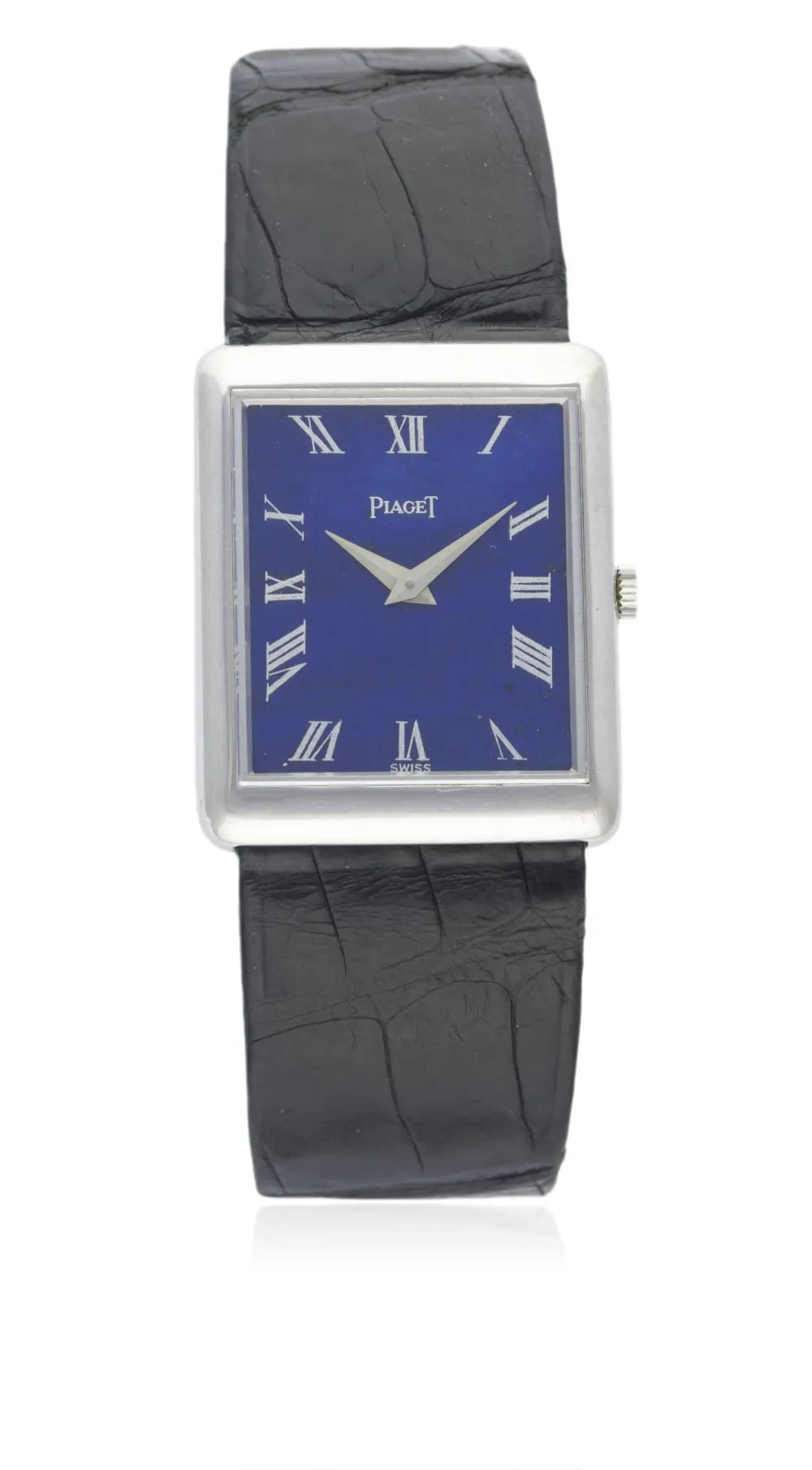 Piaget 9150 28mm White gold Lapis lazuli