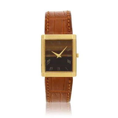 Piaget 9151 30mm Yellow gold Brown