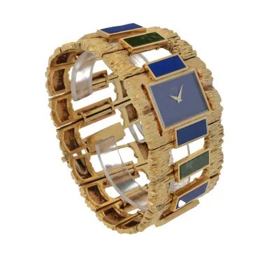 Piaget 9212 D76 41mm Yellow gold Lapis lazuli 3