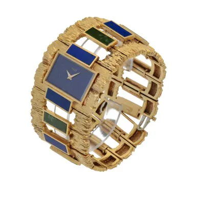 Piaget 9212 D76 41mm Yellow gold Lapis lazuli 4