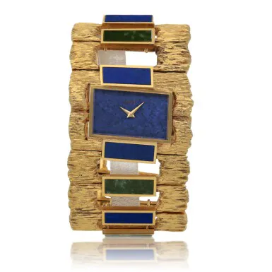 Piaget 9212 D76 41mm Yellow gold Lapis lazuli