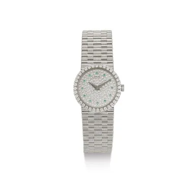 Piaget 9706 A6 24.5mm White gold Paved diamond