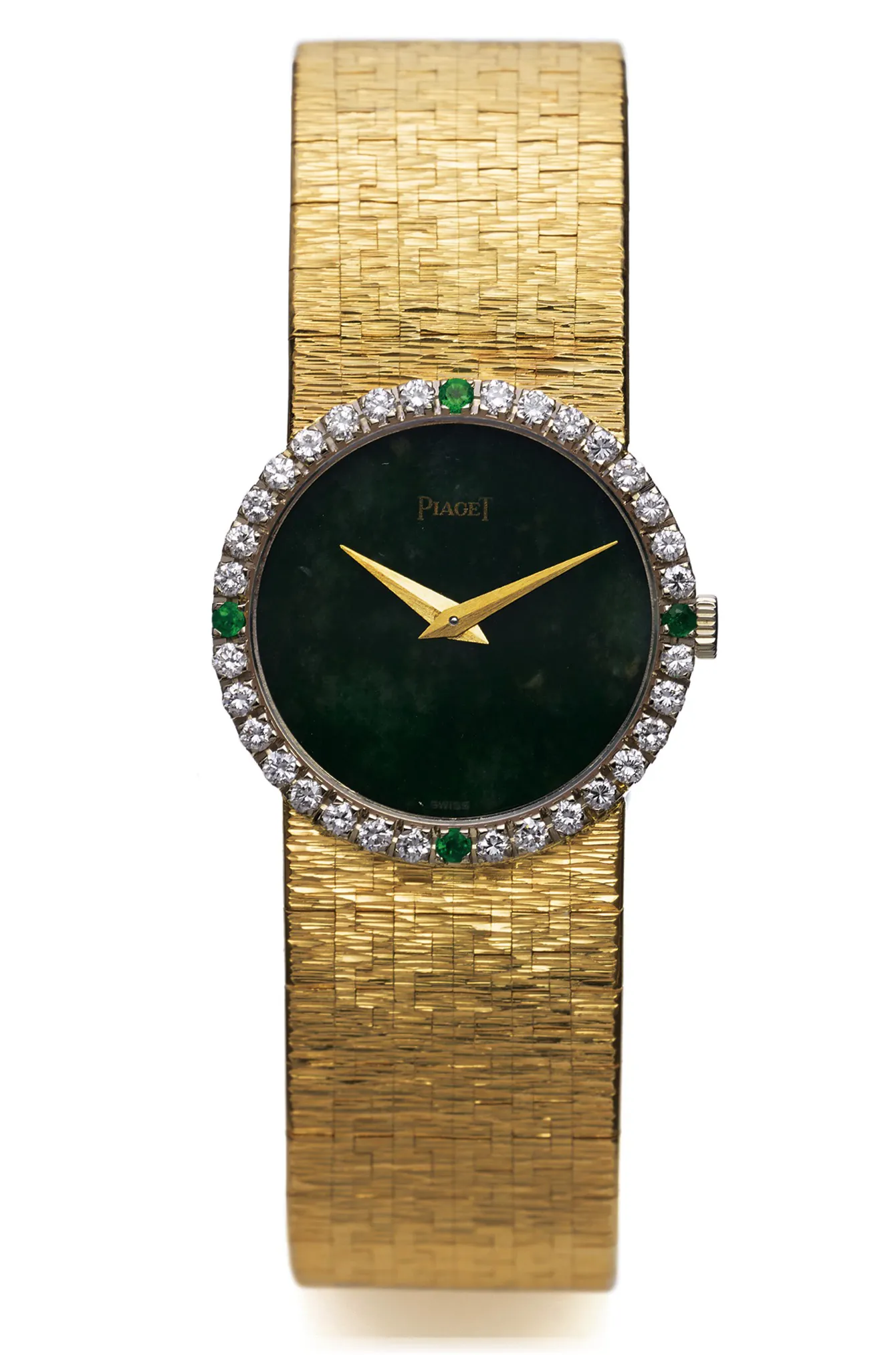 Piaget 9706 24mm Yellow gold Black