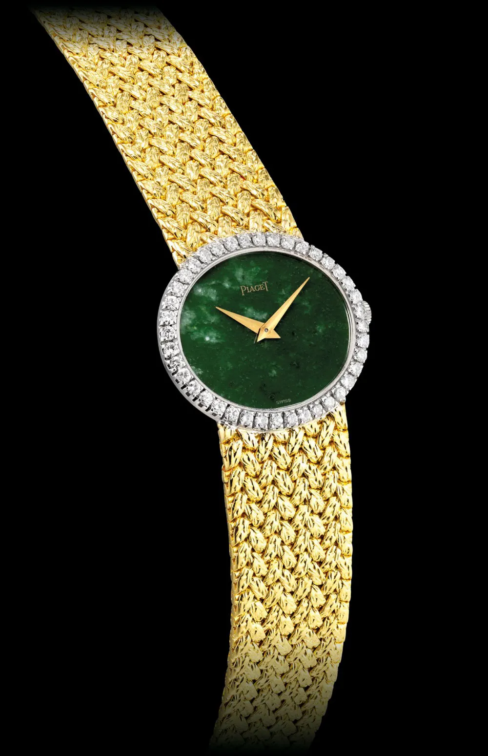 Piaget 9806 D 2 26mm Yellow gold and Diamond Green