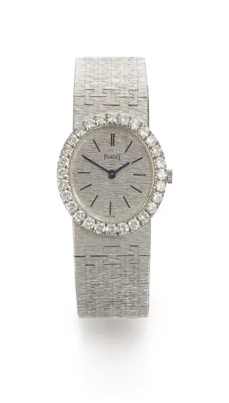 Piaget 9814 24mm White gold Silver