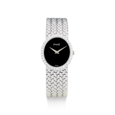 Piaget 9826 D2 24mm White gold Black