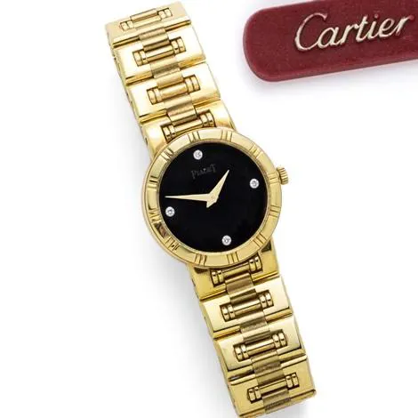 Piaget Dancer 80563k81 23mm Yellow gold Onyx