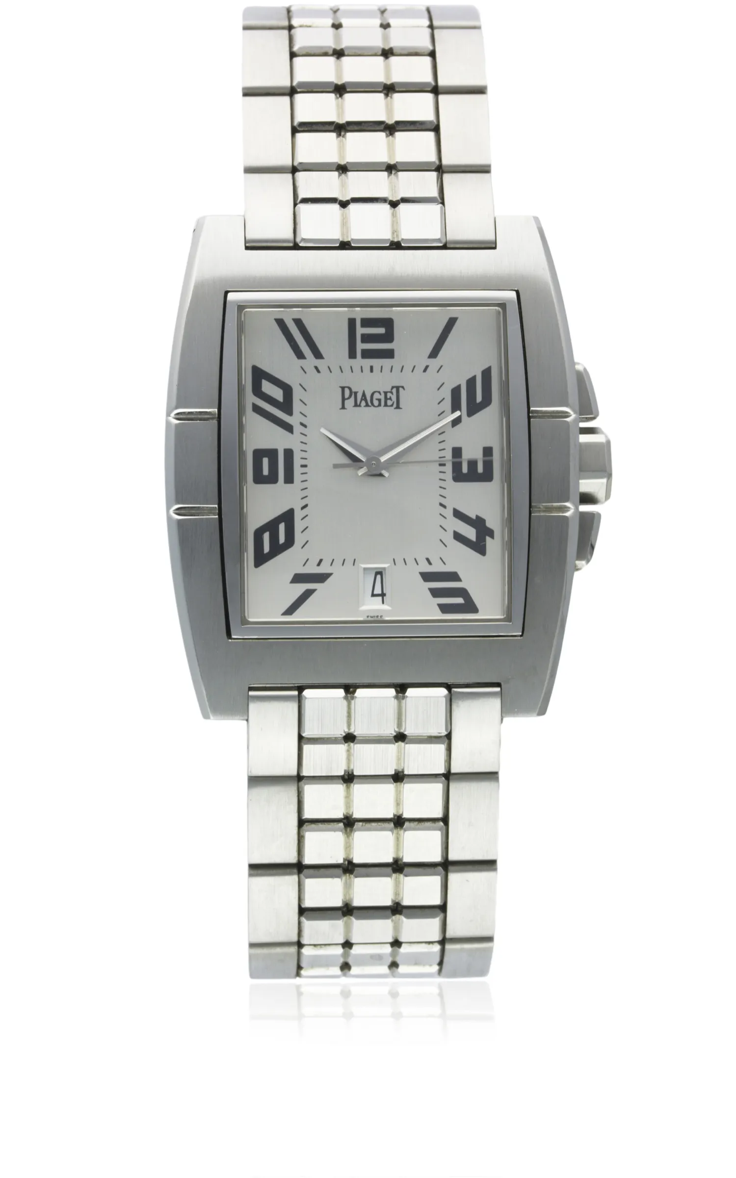 Piaget Upstream 27050 33mm Stainless steel White