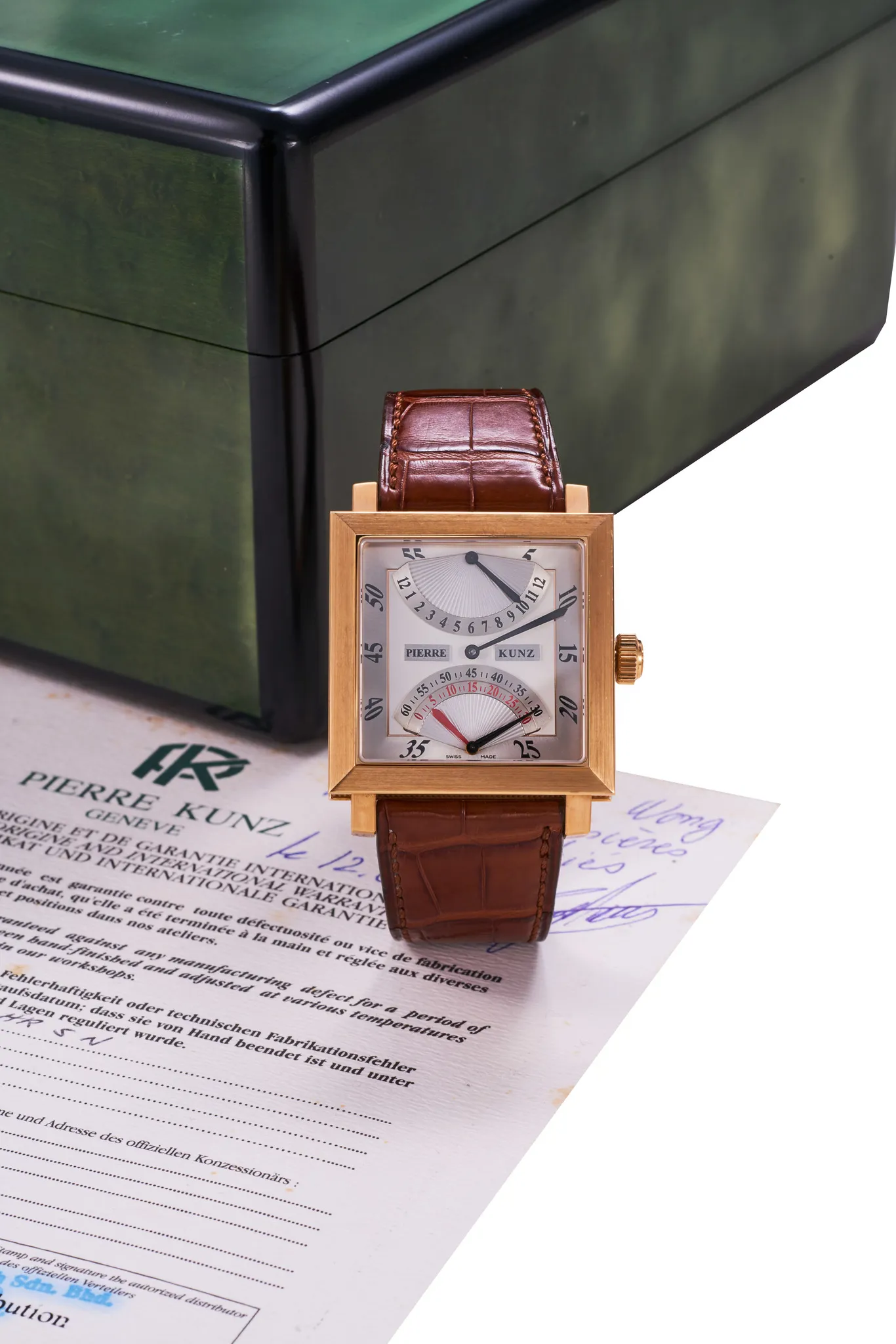 Pierre Kunz Triple Rétrograde PKB0655DHRSN 38mm Silver