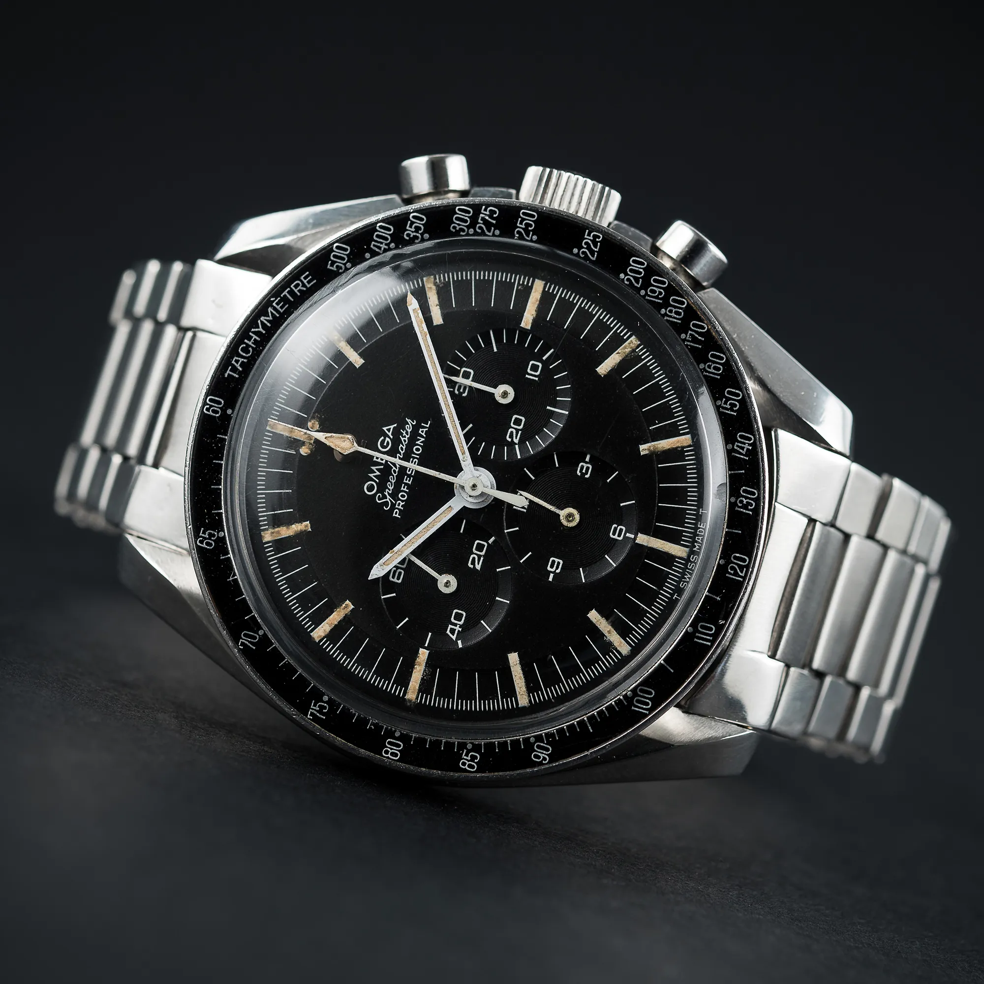 Omega Speedmaster Professional Moonwatch Moonphase 105.012-66 CB 42mm Stainless steel Black