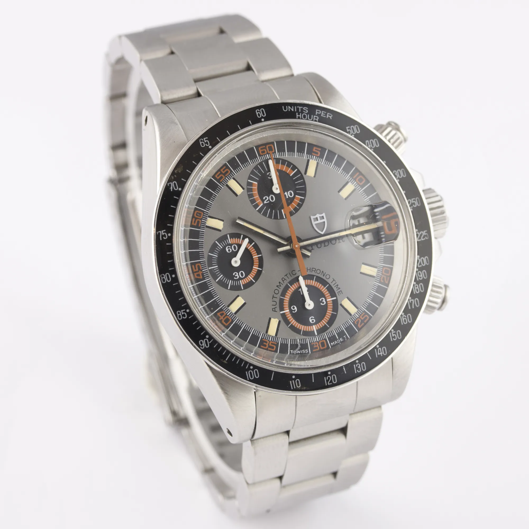 Tudor 94200 40mm Stainless steel Black and grey 5