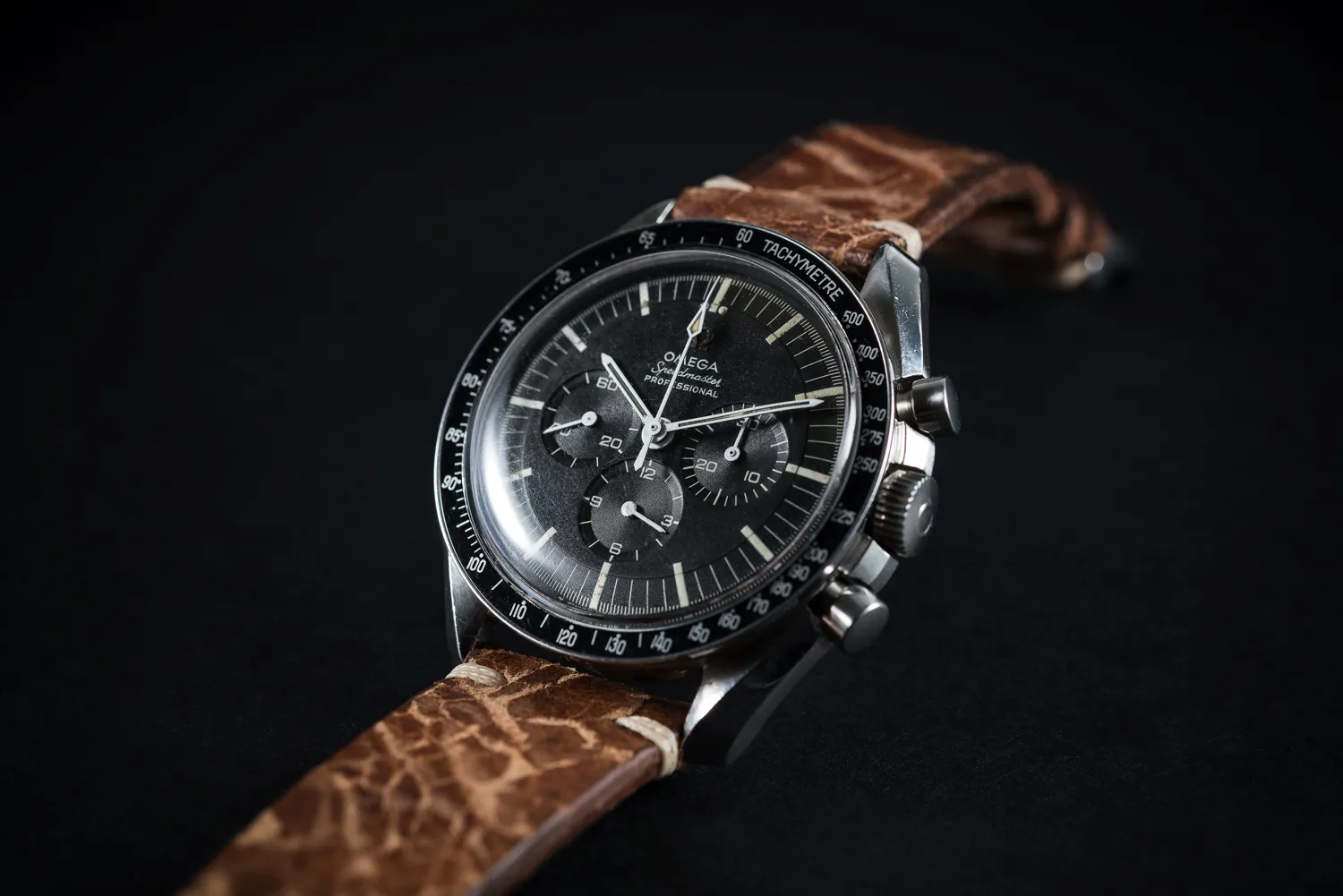 Omega Speedmaster Professional Moonwatch Moonphase 145.012-67 42mm Stainless steel Black 1