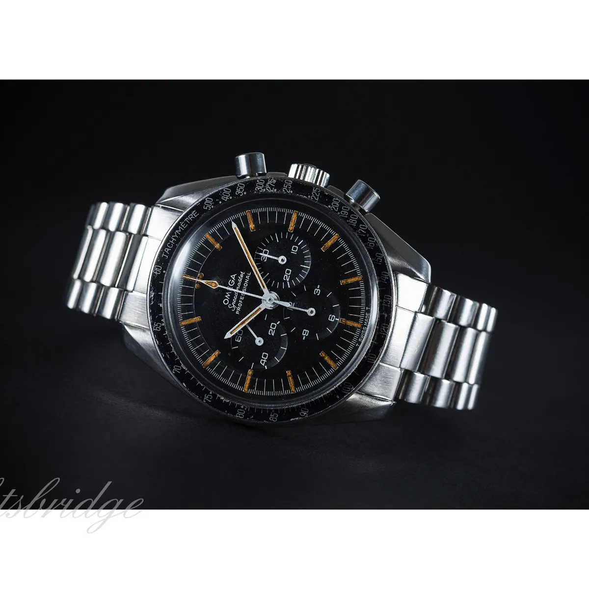 Omega Speedmaster Professional Moonwatch Moonphase 145.012-67 42mm Stainless steel Black 1