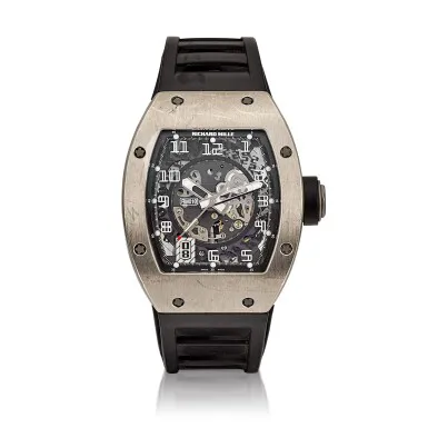 Richard Mille RM 010 RM 010 39mm White gold Semi-skeletonized