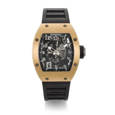 Richard Mille RM 010 RM 010 39mm Rose gold Black