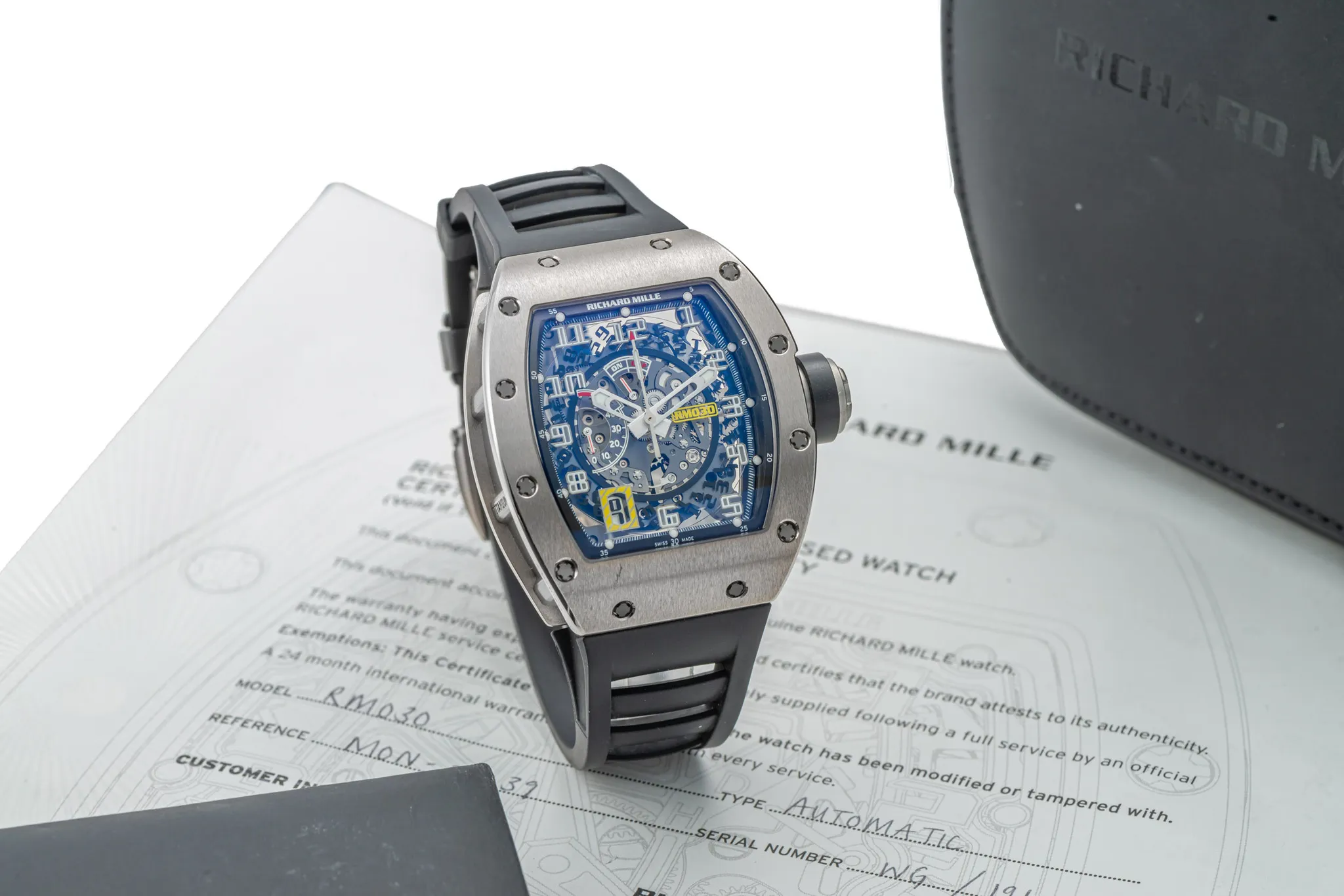 Richard Mille RM 030 RM 030 43mm White gold Skeletonized 3