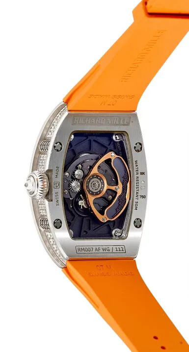 Richard Mille RM 007 RM007 AF WG 45mm White gold Semi-skeletonized 3