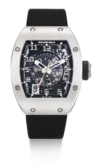 Richard Mille RM 010 40mm White gold Skeletonized